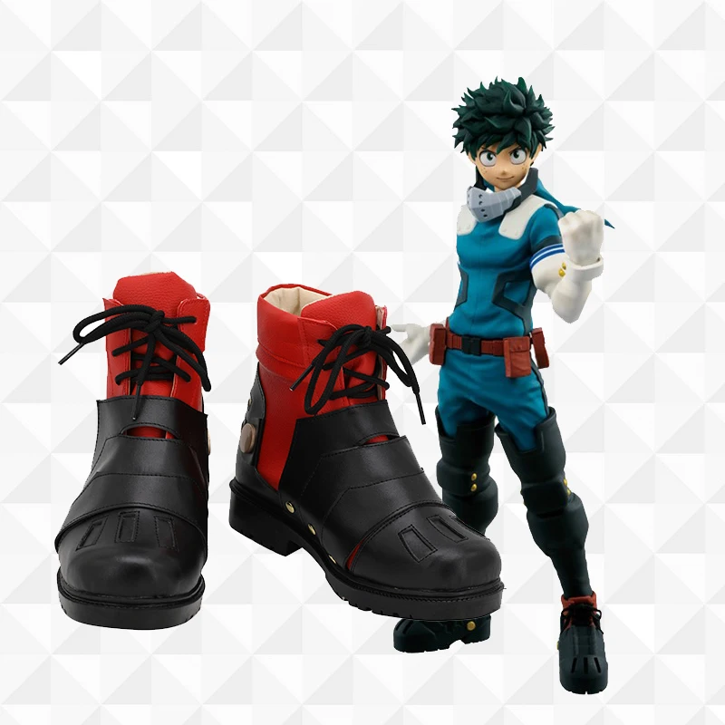 

Anime My Hero Academia Midoriya Izuku Cosplay Shoes Deku Short Fighting Boots Custom-made