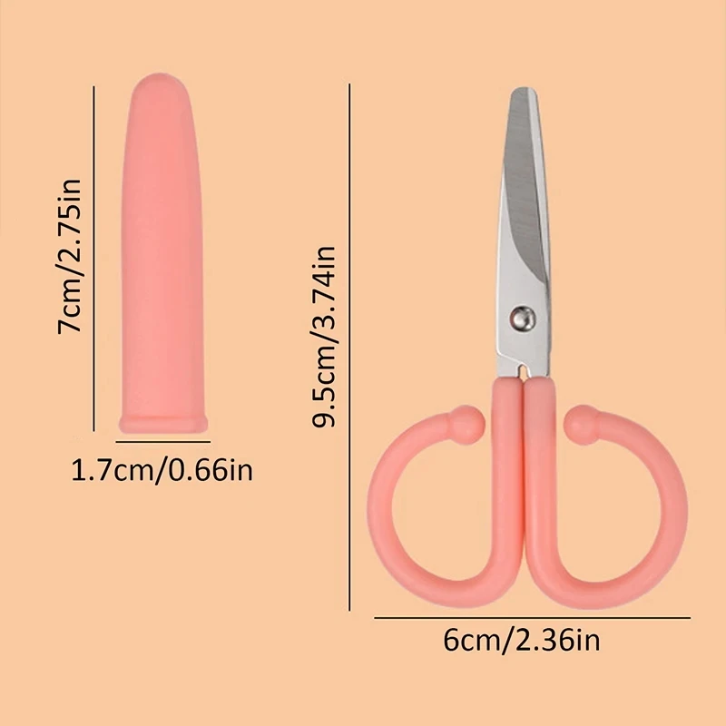 1pc 작은 가위 DIY 수공예 절단용 가정용 가위를 위한 직선형 스테인레스 스틸 가위