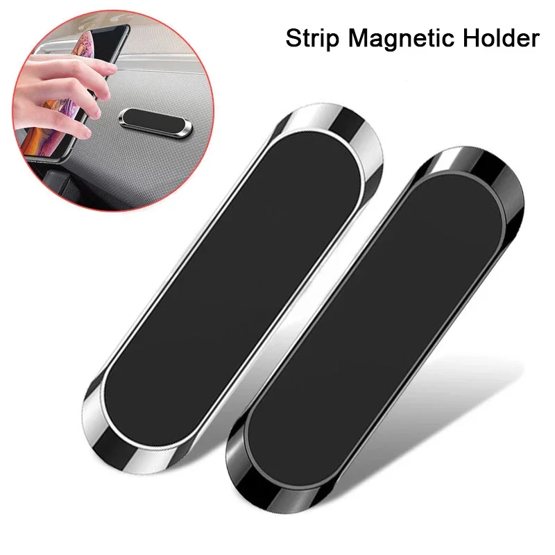 

Magnetic Car Phone Holder Dashboard Mini Strip Shape Stand For iPhone Samsung Xiaomi Metal Magnet GPS Car Mount for Car