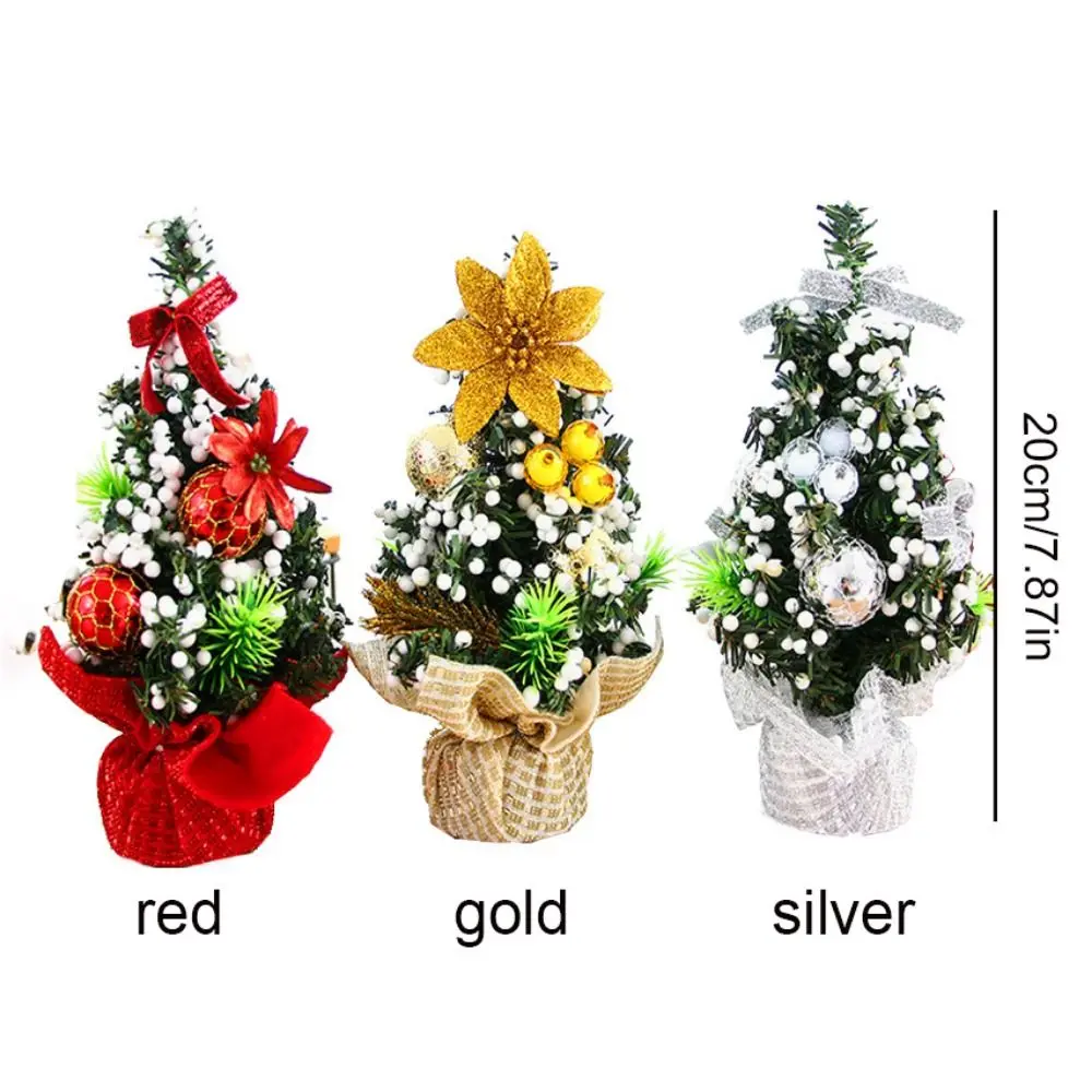 Christmas Tree Mini Christmas Set Tree Desktop with Kids Gifts Christmas Tree Small Decoration