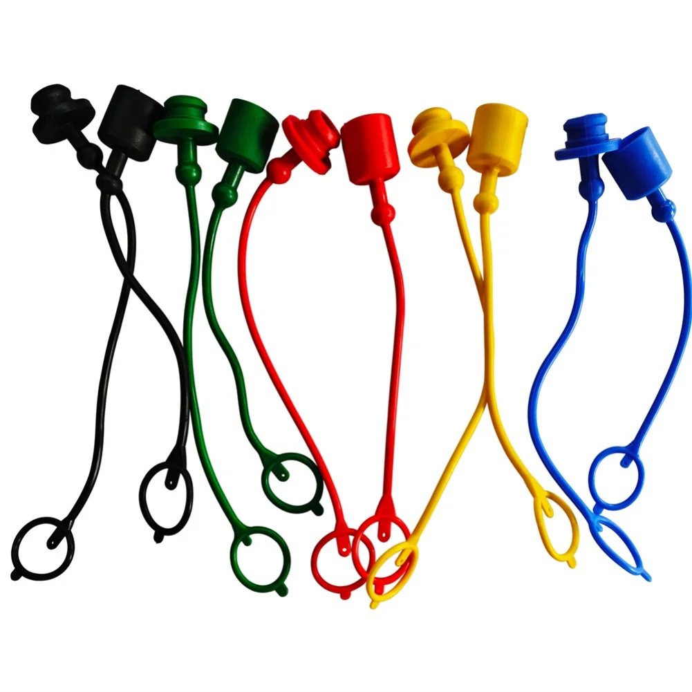 Agricultural Use Dust Cap 5 10 Sets Hydraulic Coupler Cap For Agricultural Machinery Hydraulic System Protection