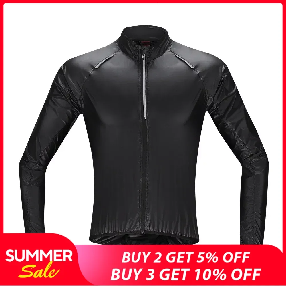 

Мужская велосипедная куртка с защитой от ветра и дождя