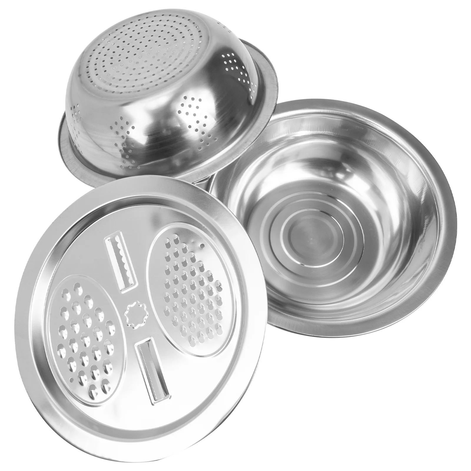

Multipurpose Washing Basin Vegetable Slicer Colander Practical Drain Chopper