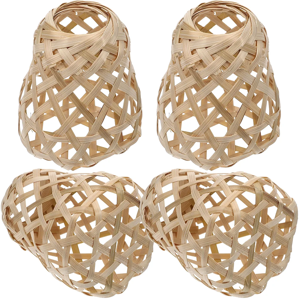 

Bamboo Lampshade for Pendant Replacement Light Hanging Lampshades Ceiling Decor Baskets