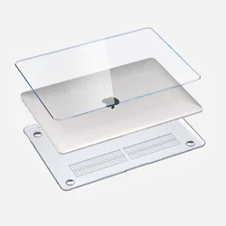 Crystal Clear Protective Laptop Case - Hard Cover with Sleeve Accessories for Pro16 A2141 (Transparent)
