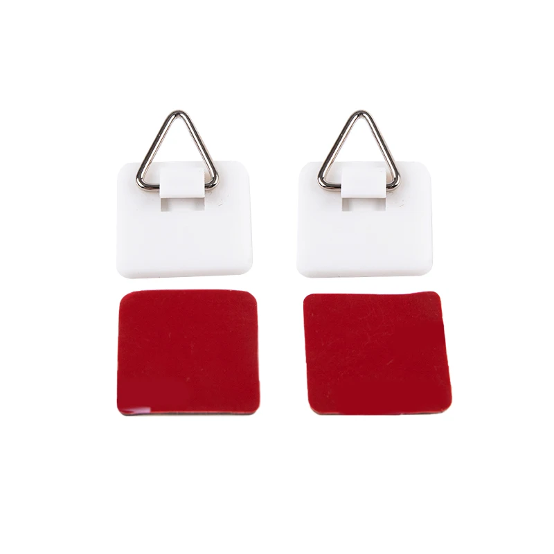 Wall Mount Hooks 10 Pieces Invisible Adhesive Plate Hanger Vertical Plate Holders For Pictures Wall Art Decor Supplies
