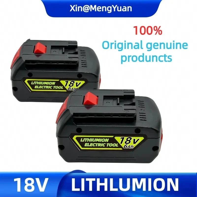 

Batería de iones de litio recargable para taladro eléctrico Bosch, baterías de 18 V, 6.0Ah, BAT609, BAT609G, BAT618, BAT618G, BA