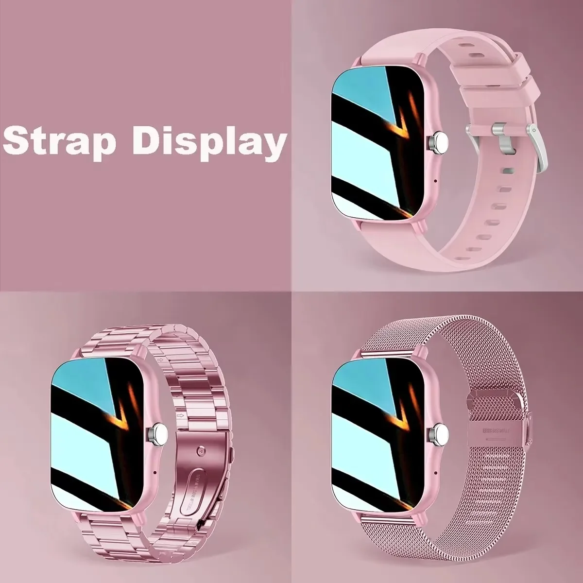 1.83'' Waterproof Smart Watch with Message Answer Call Sleep Monitoring Sports Pedometer Information Alerts For iPhone Android 6