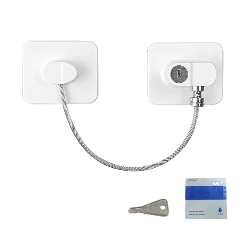 

Child Safety Lock for Fridge and Windows No Drilling Needed Multifunctional Home Windows Limiter Latches Childproof