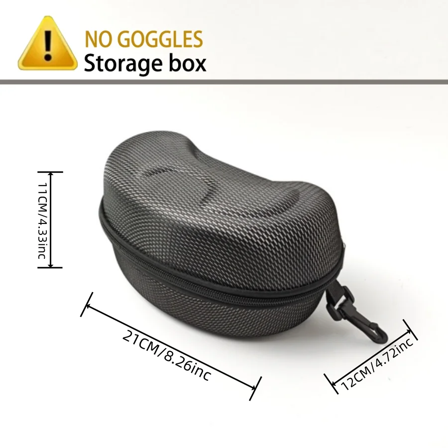 2024 Ski Glasses Case Ski Glasses Bag Ski Eyewear Case Multi Functional Storage Box Glasses Protective Bag Ski Goggles Equipment 5