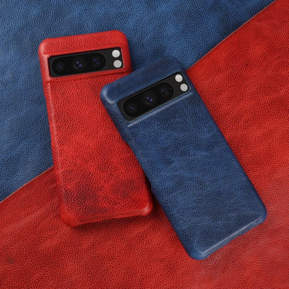 Premium Aesthetic Vintage Genuine Leather Phone Case - Business Edition