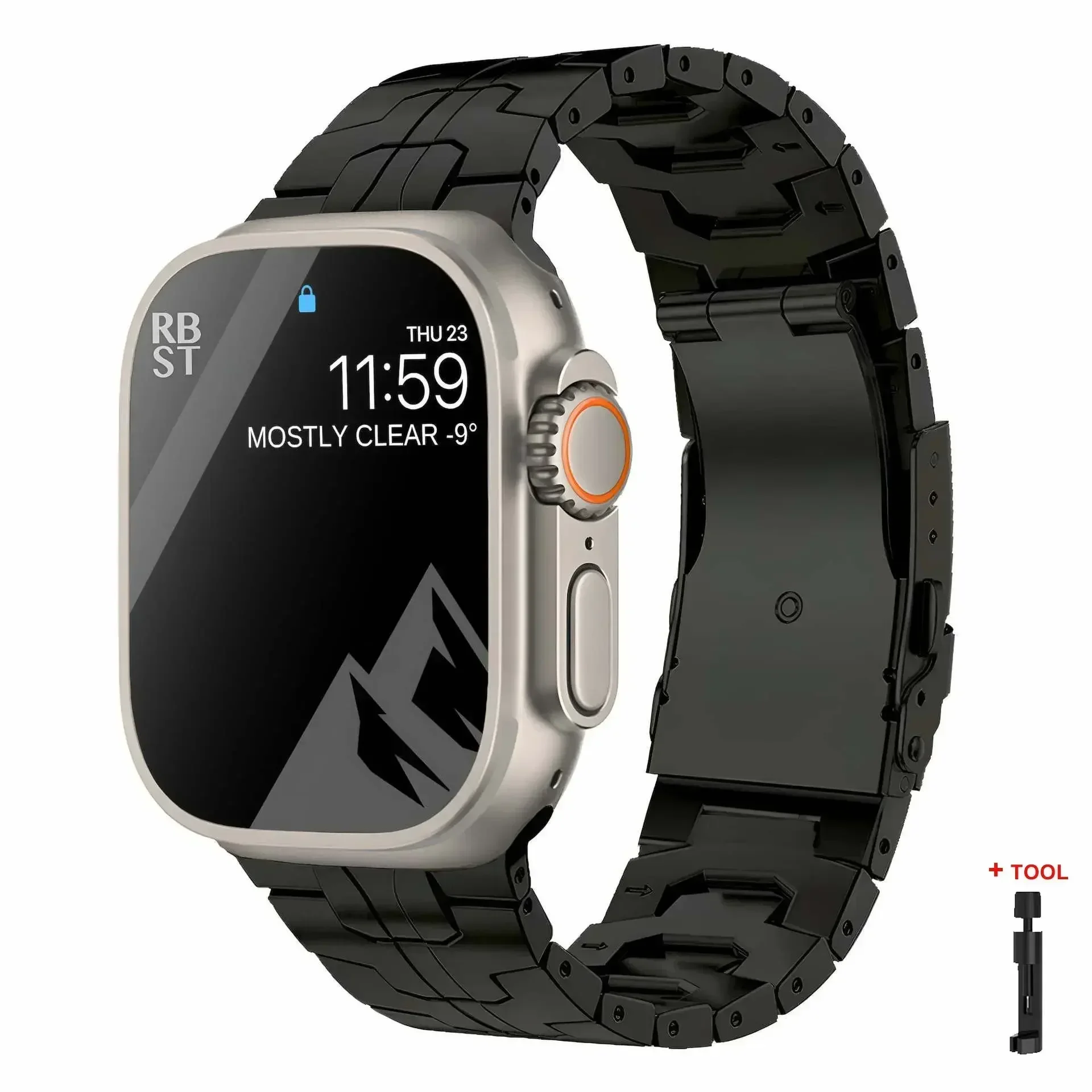 Luxury Men's Titanium Watch Strap - Premium Style Bracelet