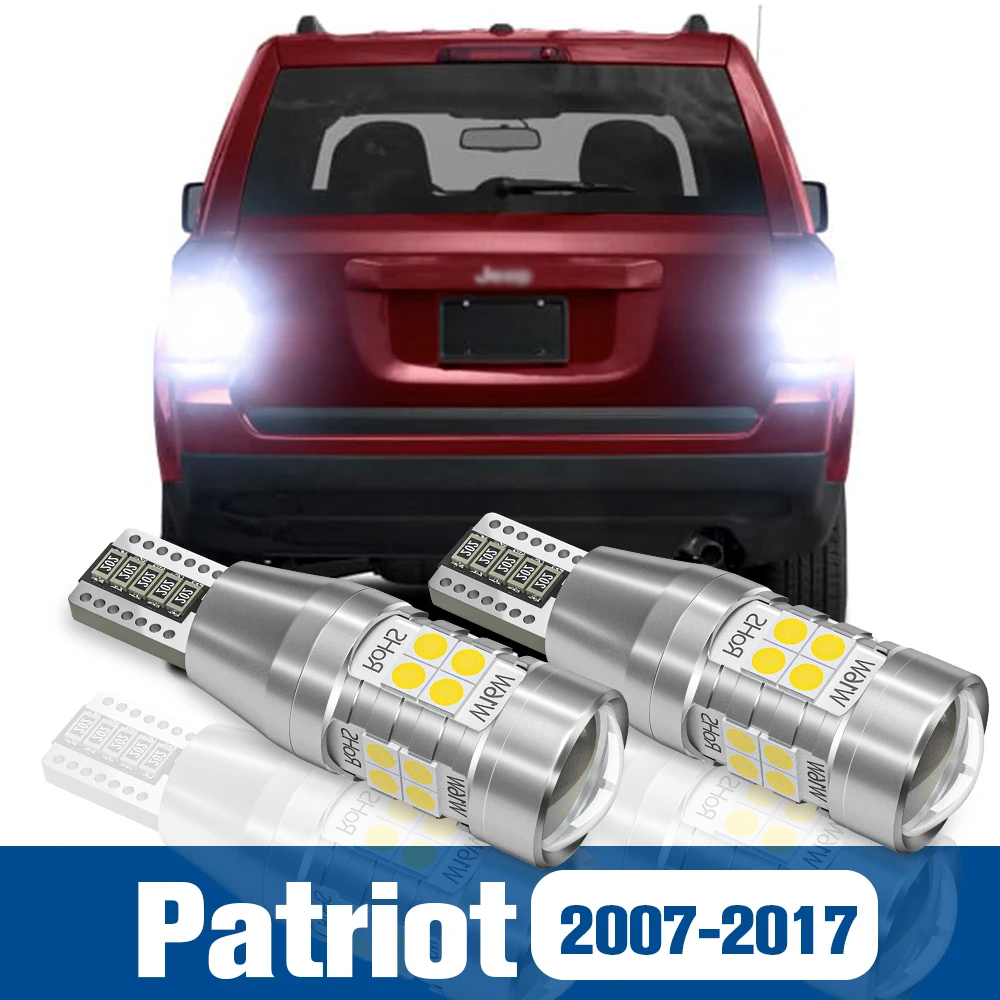 

2x LED Reverse Light Back up Lamp Accessories Canbus For Jeep Patriot MK 2007-2017 2008 2009 2010 2011 2012 2013 2014 2015 2016