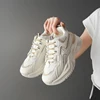 2025 Spring New Women's Shoes All Math Platform Sneakers Height Increase 6CM Thick Bottom Casual Shoes Sports Shoes Mesh Tennis 1