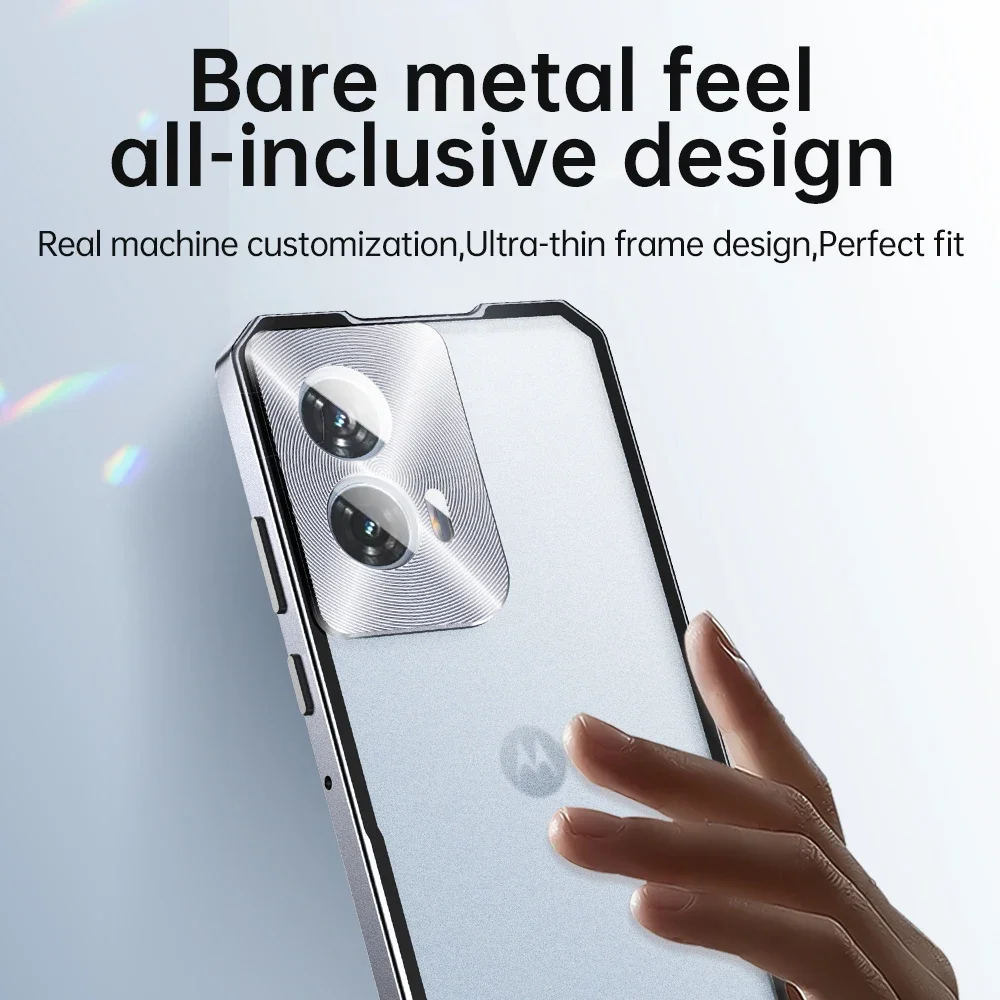 Luxury Matte Metal Case with Enhanced Protection - Sleek Frame and Durable Back Cover