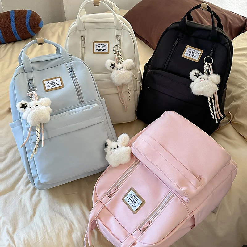 Zaino da donna Viaggio quotidiano Donna Multi-tasca Casual Donna Uomo Borsa da viaggio Zaino per ragazza adolescente Zaino per laptop - immagine 2