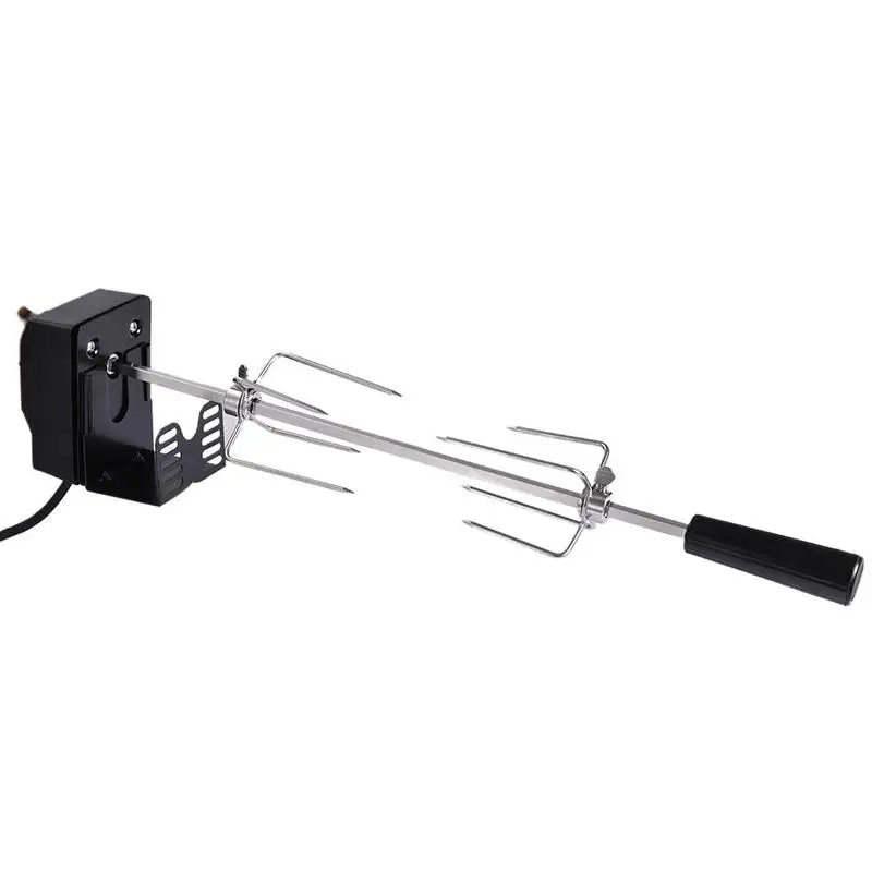 Multiuse Automatic Stainless Steel Rotisserie Kit BBQ Grill Rotisserie Set With Motor Outdoor Spit Roaster Rod For Campe Cooking