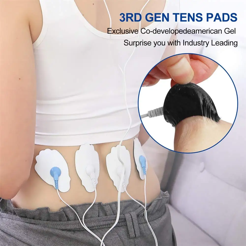 Electrode Pad Self Adhesive Gel TENS EMS Electric Muscle Stimulator Replacement Patch Acupuncture Moxibustion Physical Therapy 4