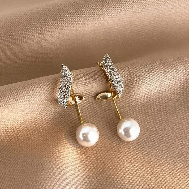 

2023 Detachable High Quality Earrings Sterling Silver Pearl Earrings Earrings Drop Studs The New Fashion Sweet And Romantic