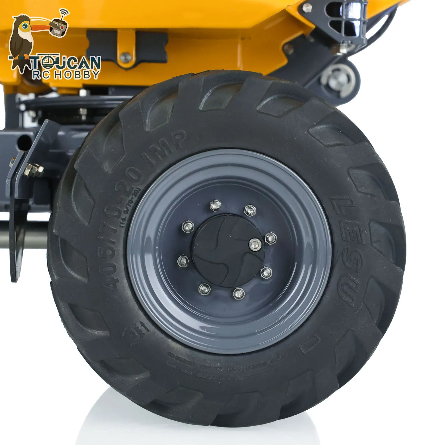 LESU 1/14 6MDX 4X4 RC Hydraulic Articulated Dump Truck Remote Control Painted Finished Mini Tipper Trucks Light Sound Motor 5