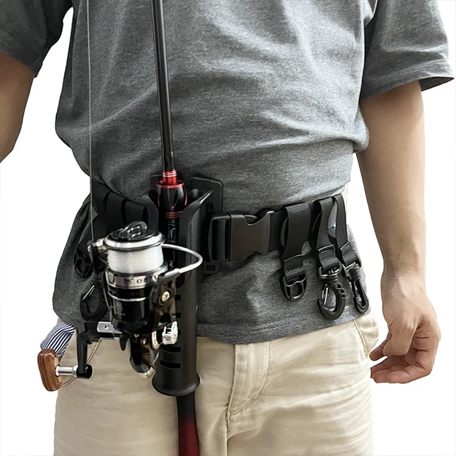 Fishing Rod Holster Fishing Rod Hip Holster - Adjustable Hands-Free Waist Belt Holder For Wading, Surf & Bank Fishing (Grey) Quick Draw Fishing Pole Holder Fishing Rod Holster Fishing Rod Hip Holster - Adjustable Hands-Free Waist Belt Holder For Wading, Surf & Bank Fishing (Grey) Quick Draw Fishing Pole Holder