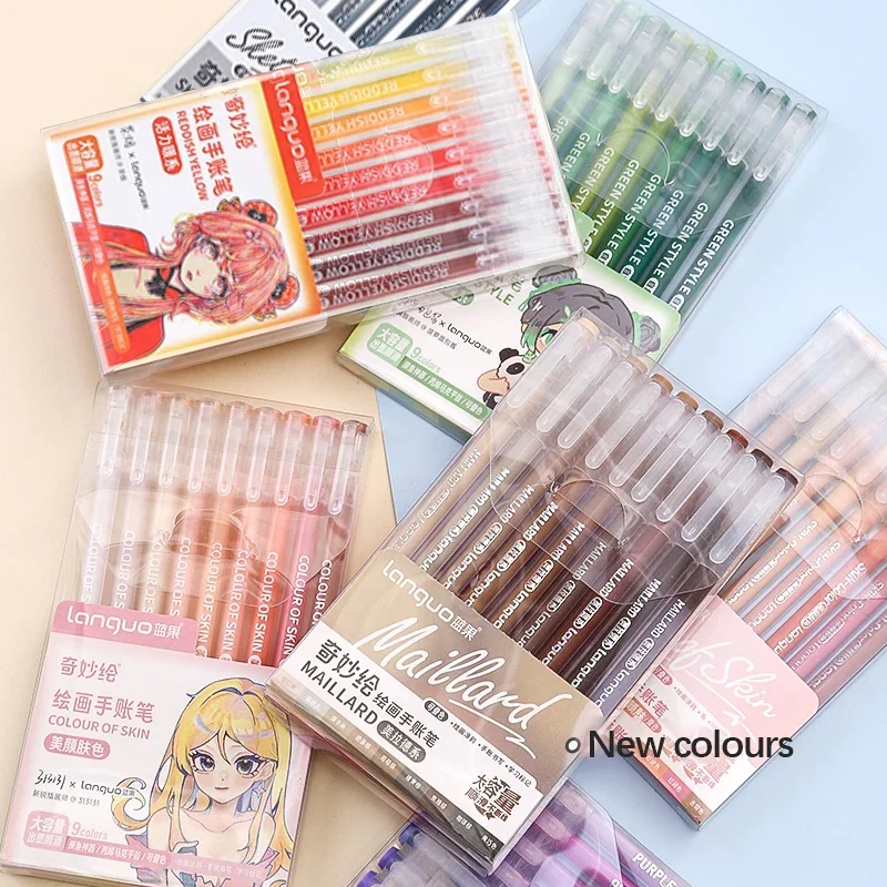 Vibrant Color Gel Pen Set - Kawaii Stationery for Journaling & School Supplies