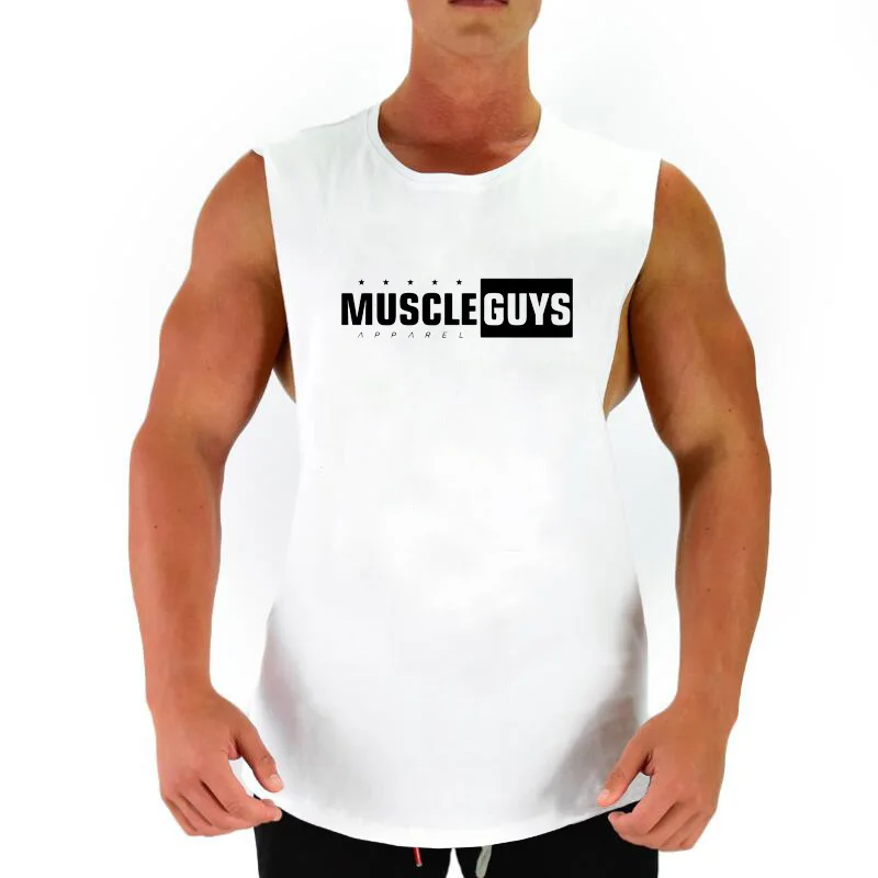 

Brand New Mens Gym Casual Clothing Bodybuilding Tank Top Fashion Workout Muscle Fitness Sport Singlets Muscle Sleeveless Vest