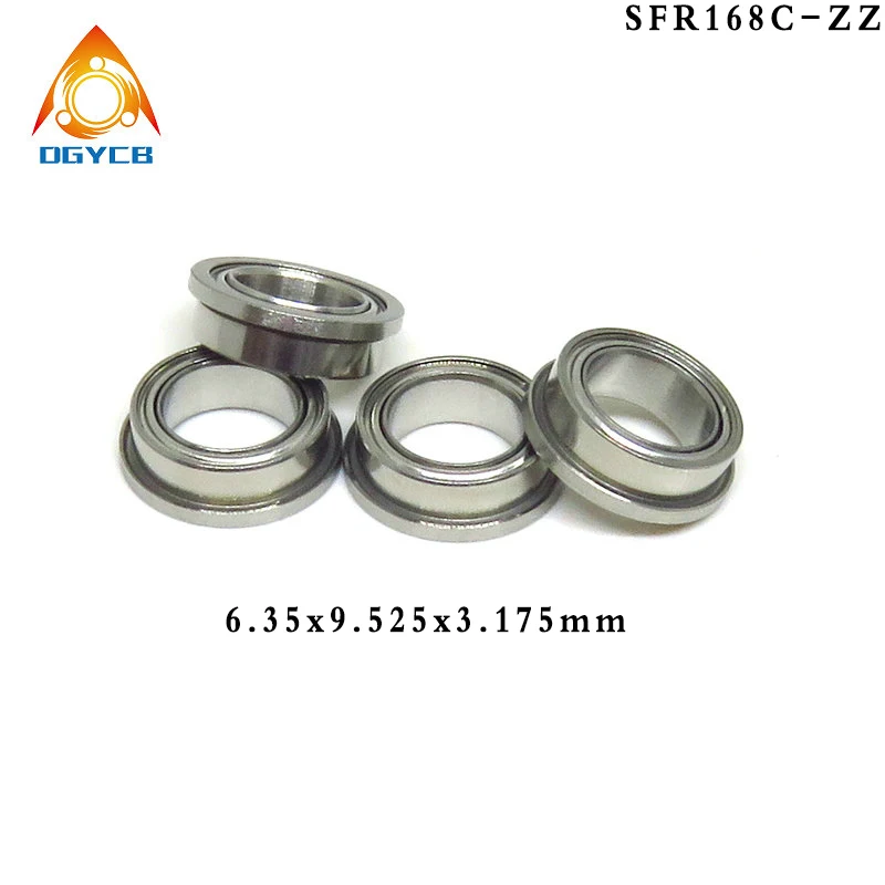 10Pcs SFR133 Zz 2.38X4.762X2.38 Mm ABEC7 Roestvrij Flens Hybride Keramische Lagers R133 FR133 SFR133C Z si3N4 Bal Flenslager