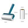 1pc New Tearable Roll Paper Sticky Roller Brush Plush Razor Household Cleaning Tool Pet Hair Remover Clothes Cleaning Brush 6