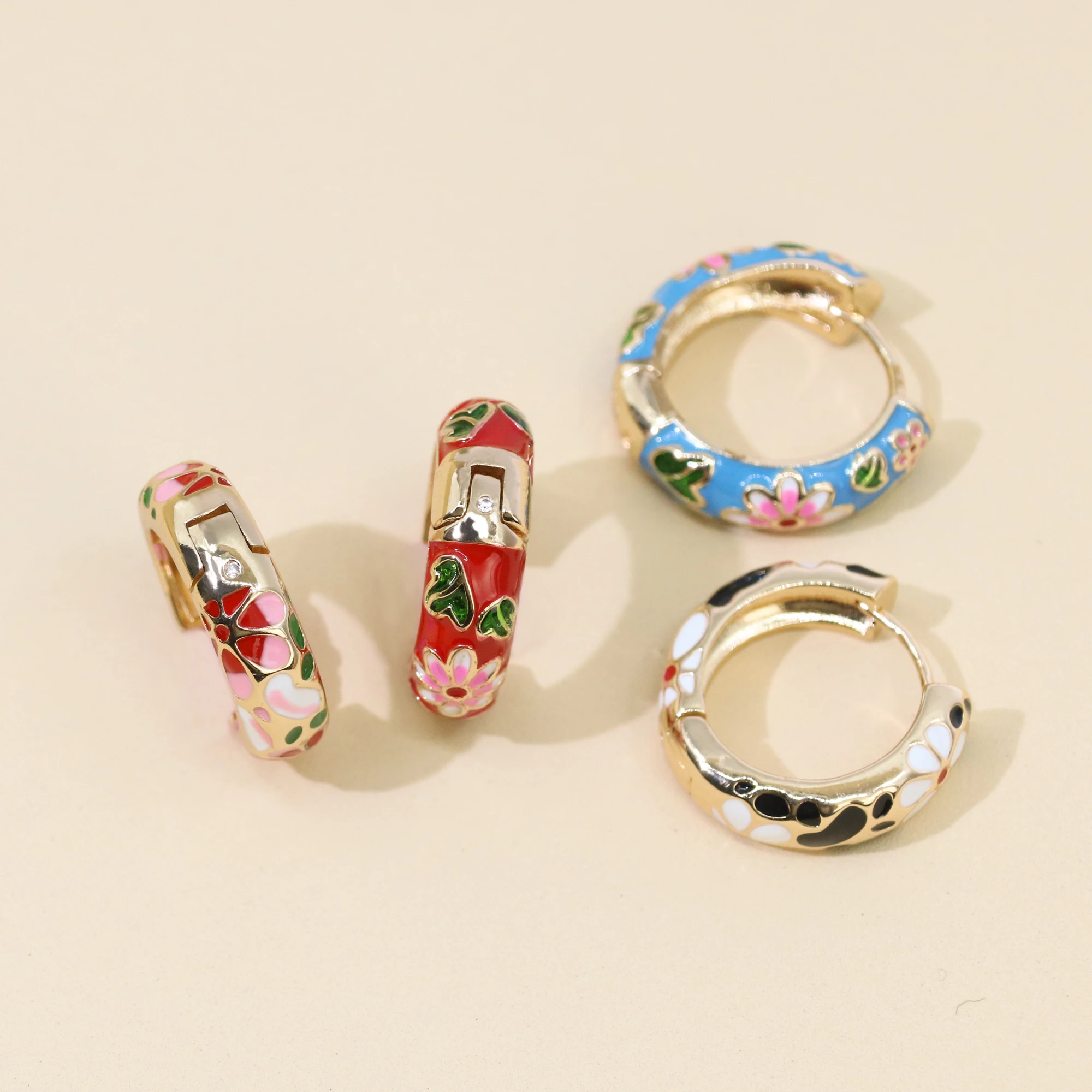 

New Fashionable Women's Elegant Exquisite Earring Set Classic Flower Earrings Women Casual Party Decorative Earrings for Party