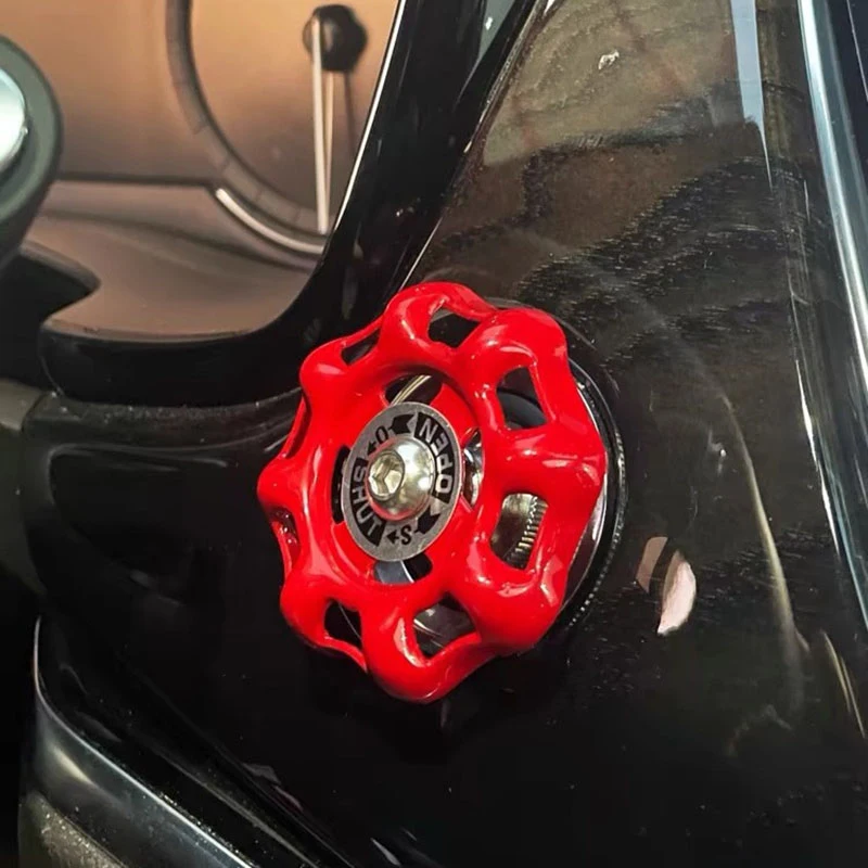 Auto Zentrale Steuerknopf 3D Wasser Ventil Auto Taste Abdeckung Auto Innen Ornament Kreative Auto Dekoration Start Stop Taste Kragen – Detail 8