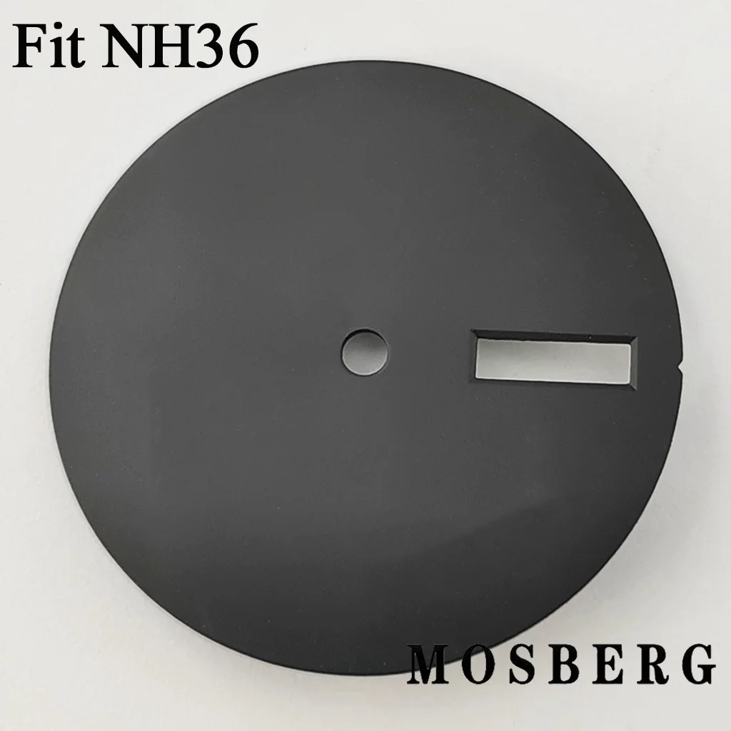 Premium 28.5mm Black & White Watch Dial