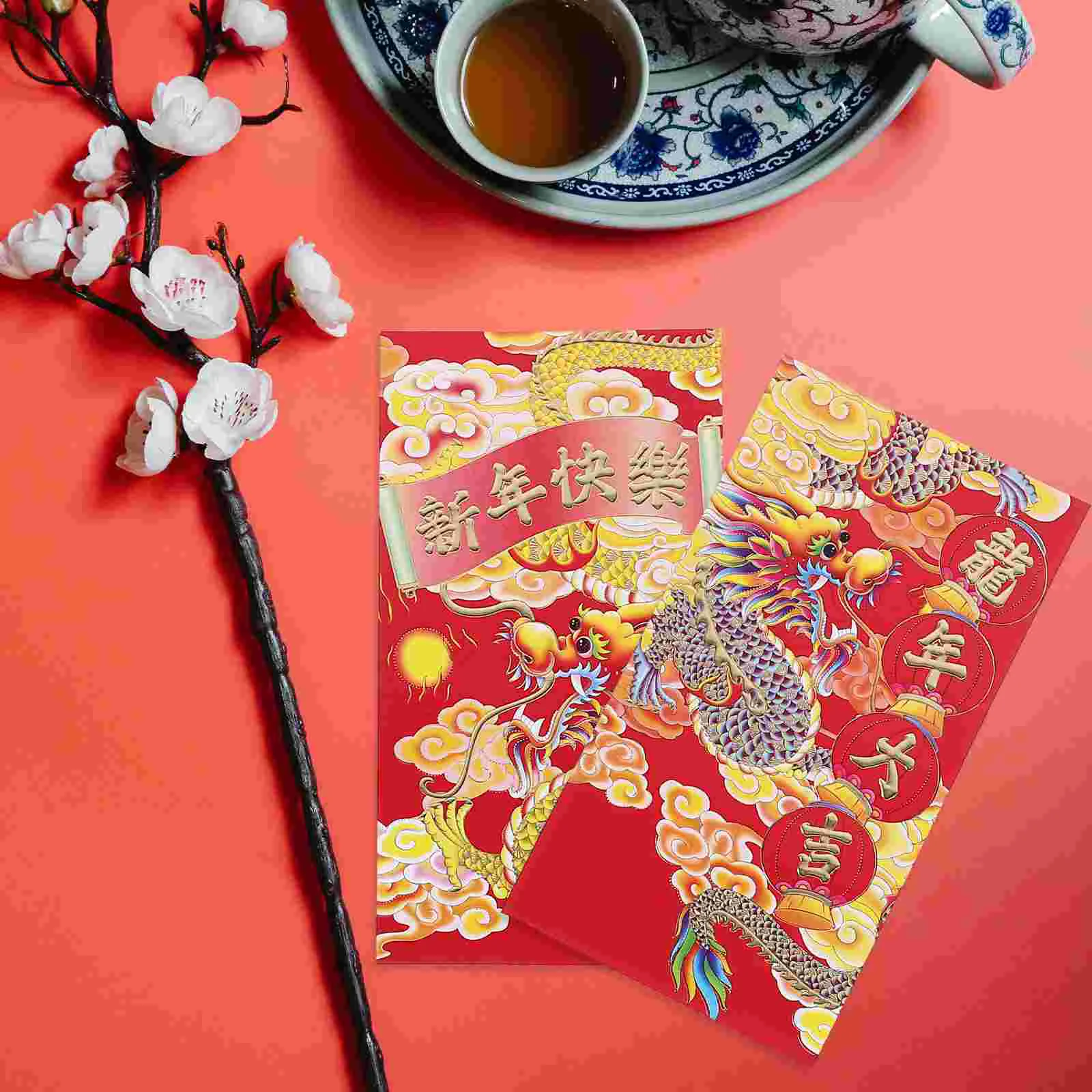 

Chinese Red Envelopes 30Pcs 2024 Year The Dragon Red Packet Spring Festival Lucky Money Packets Hong Bao Gift Money Pouch
