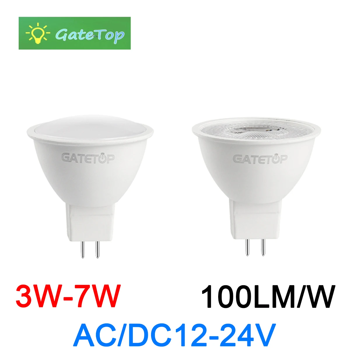 

AC/DC12V-24V Spot Foco MR16 3W-7W GU 5.3 Warm White Day Light LED Light Lamp For Home Decoration Replace 50W Halogen Spotlight