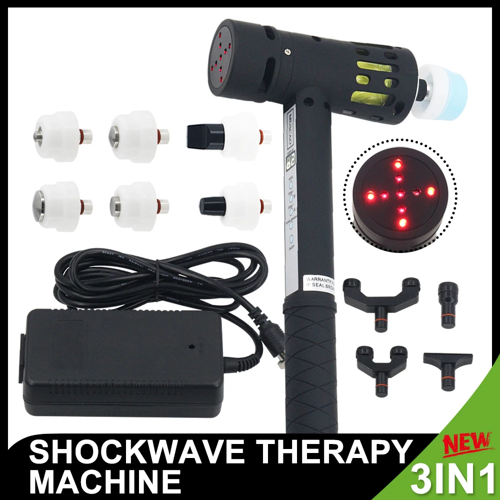 

Portable Shockwave Therapy Machine Muscle Relax Shock Wave Devices Effective Waist Pain Relief Massager Chiropractic Tool