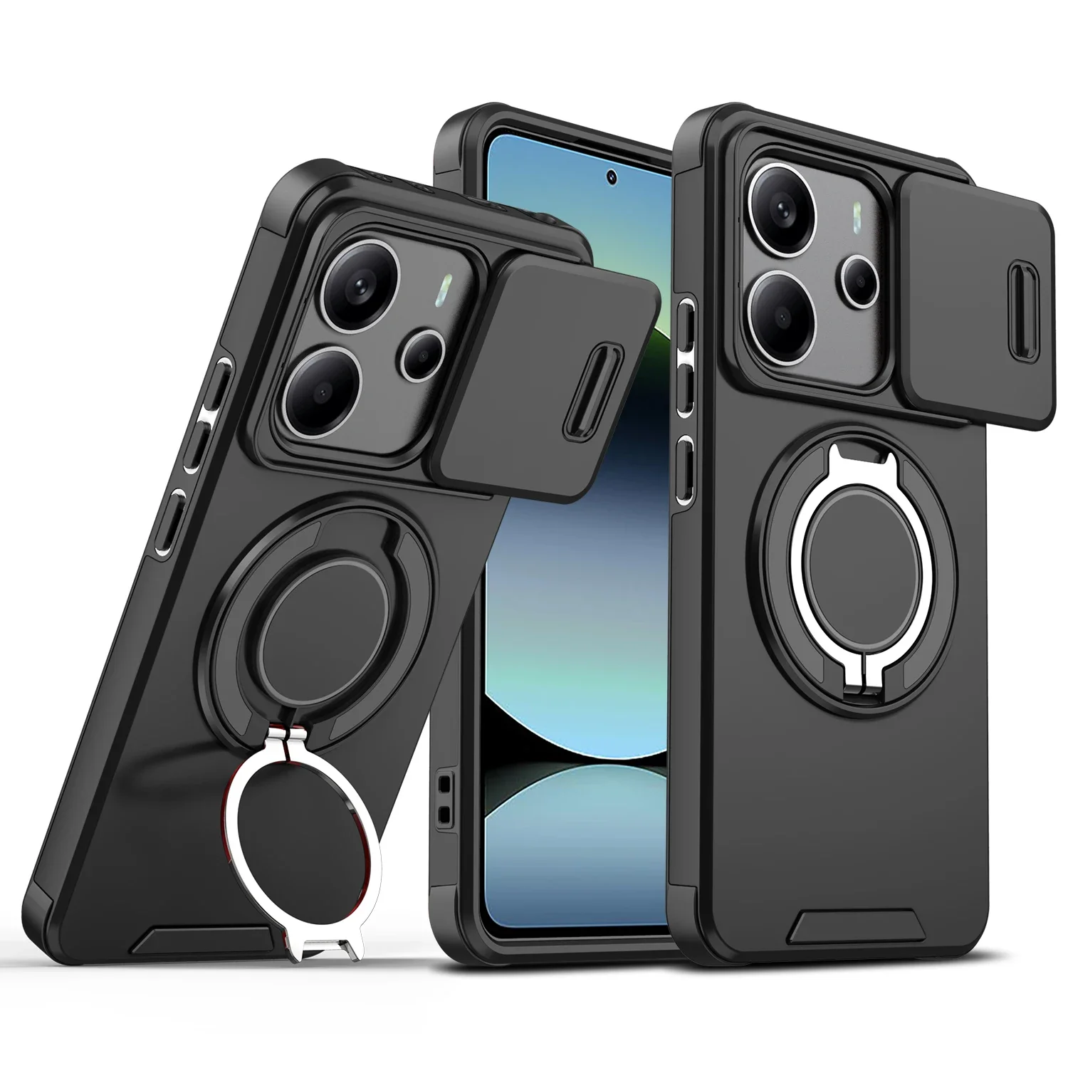 Armor Protection Kickstand Cover Case