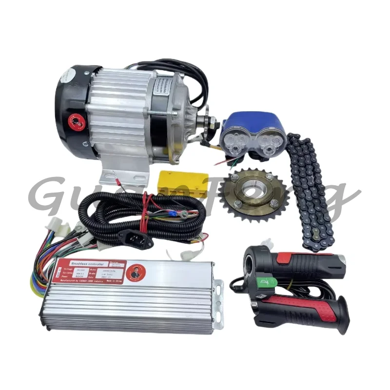 工場電気自動車人間三輪車カート変換電気キット 48V800W モーターキット