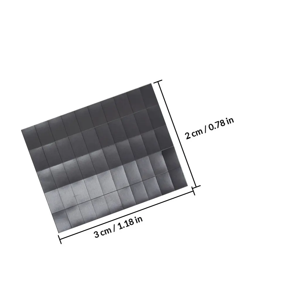 250개 양면 DIY 자석 시트, 사진, 예술, 벽, 냉장고 장 유연 접착식 자석 스티커