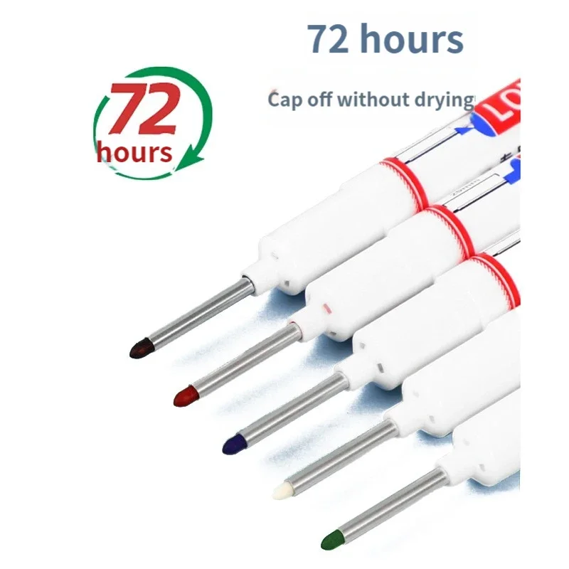 Permanent Markers 20mm Deep Hole 6Pcs/Set