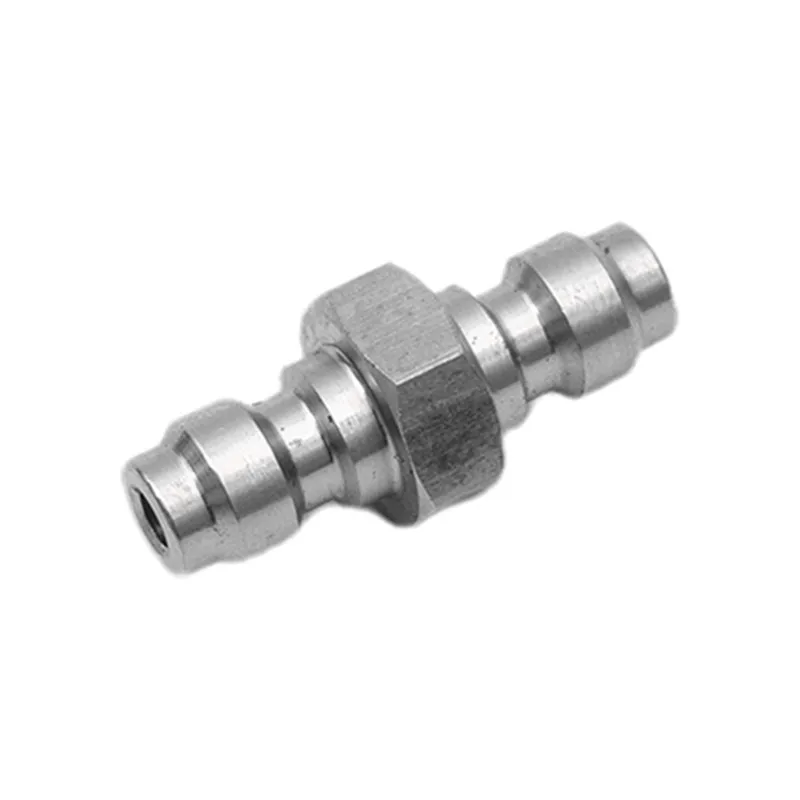 Adattatore Doppio Maschio 8 Mm Per Aria PCP - Connessione Rapida, Acciaio Inox, 4500 Psi - Foto 5