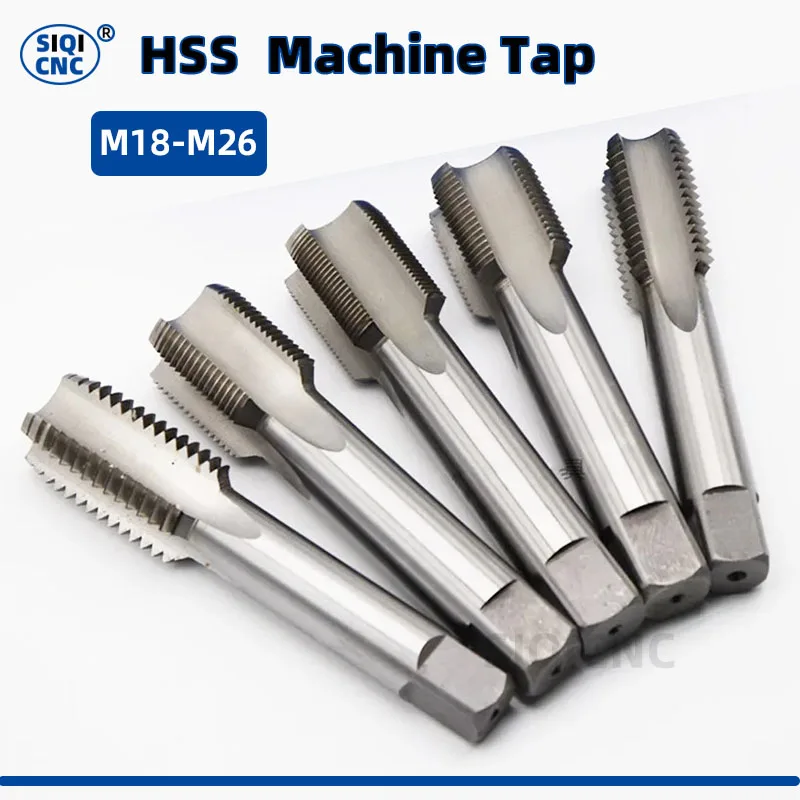 M2 Machine Tap Set – M17 to M26 Metric Right & Left Hand Thread Taps for Steel Processing and Precision Machining 1