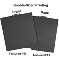 Black textured pei