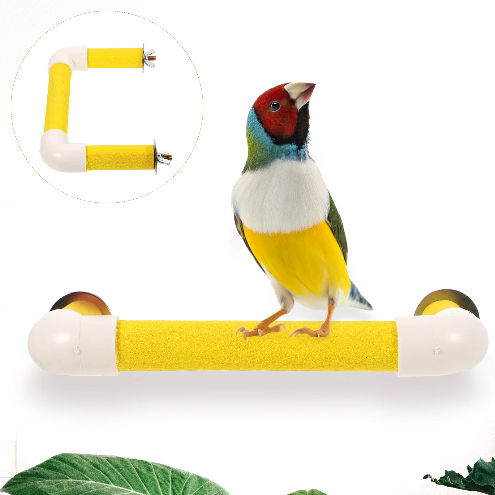 

Of Bird Standing Rod Parrot Perch Parakeet Perch Toy Bird Cage Supply Bird Parrot Wooden Standing Stick Rack Pet Supply