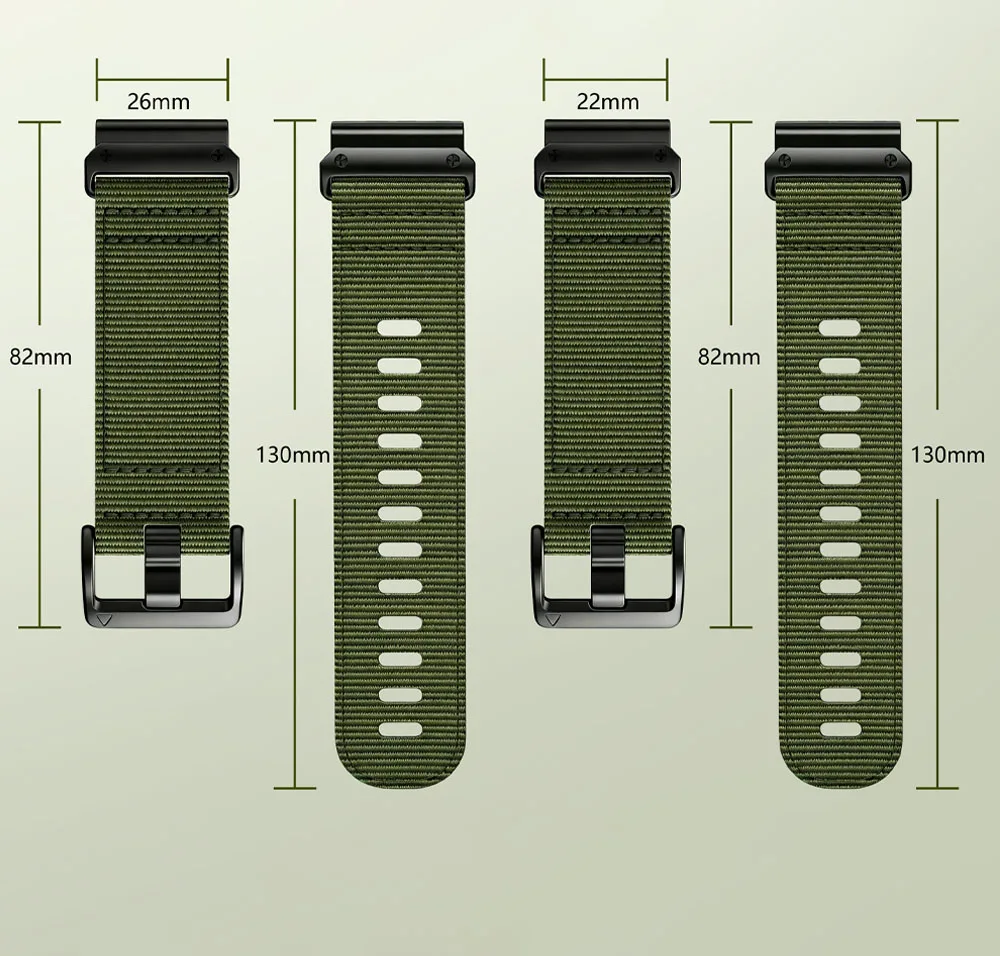 QuickFit Nylon Watch Strap – Durable and Versatile Replacement Band