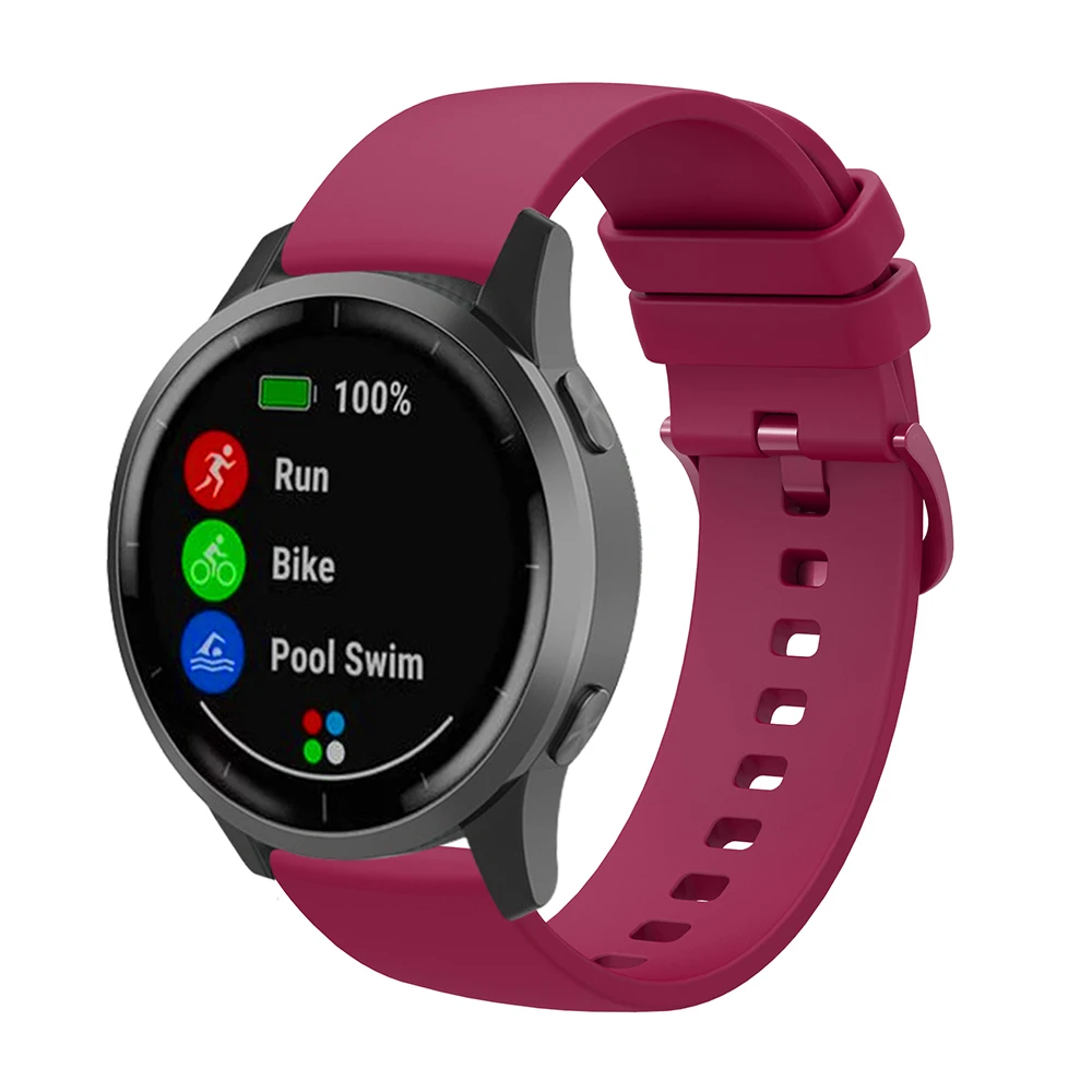 Premium Silicone Replacement Watch Band, Multiple Sizes Available