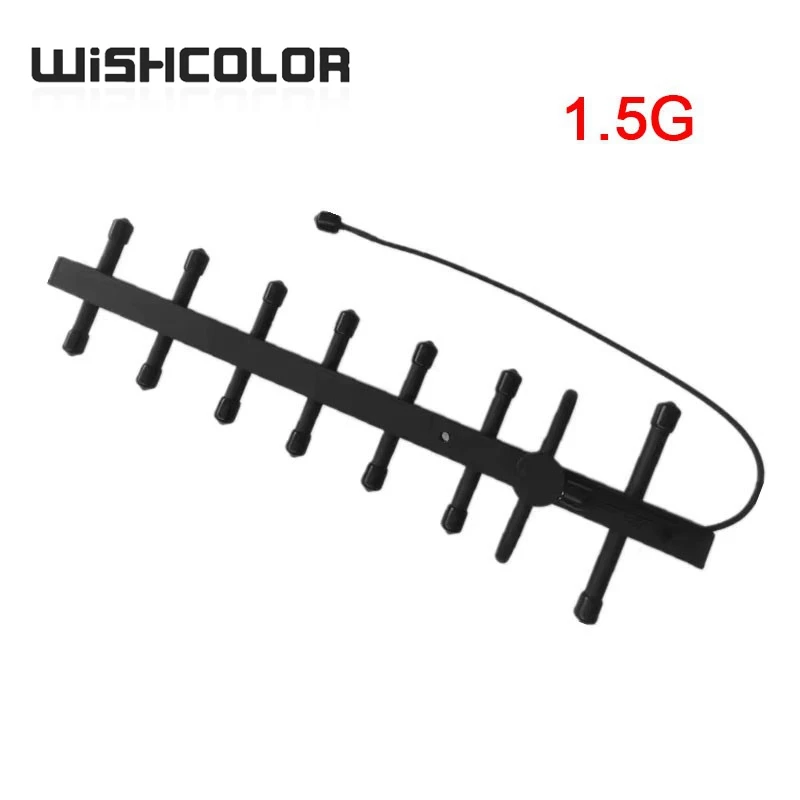 

Wishcolor 1.5GHz/2.4GHz/5.8GHz Yagi Antenna with 10dBi Gain Suitable for Radio Amateurs to Finish Ham Radio Projects