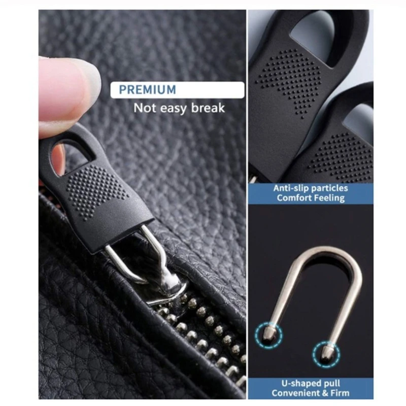 ZIPS 수리 세트 ZIPS 슬라이더 교체 Zippers PULL ZIPPERS 수리 키트 KXRE