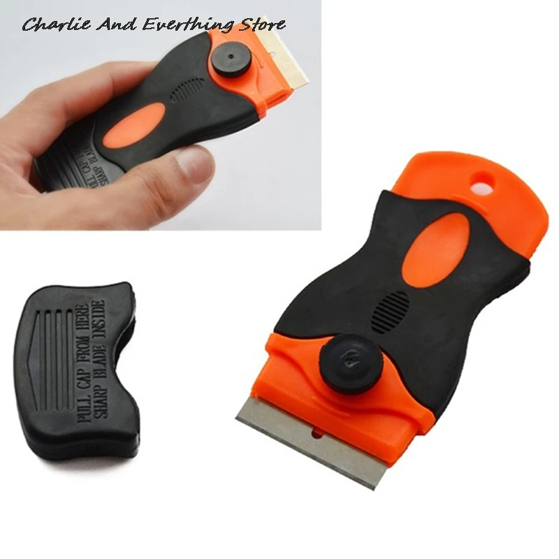 Razor Blade Scraper,Car Wrapping Tools,Car Sticker Remover,Vinyl Squeegee,Window Tinting Squeegee,Window Scraper Tool,Automotive Film Tools,Scraper Tool Kit,Window Scraper, Razor Blade Scrapers Window Glass Sticker Cleaning Ceramic Razor Blades Car Tint Oven Vinyl Wrap Glue Squeegee Remover Cleaner Tool
