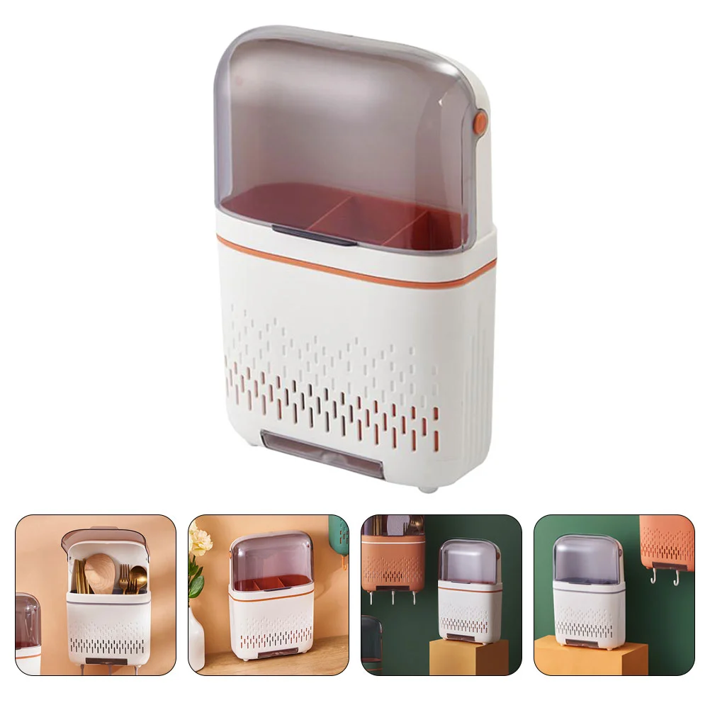 

Cutlery Rack Storage Kitchen Utensils Wall Mounted Laundry Drying The Pet Chopsticks Canister