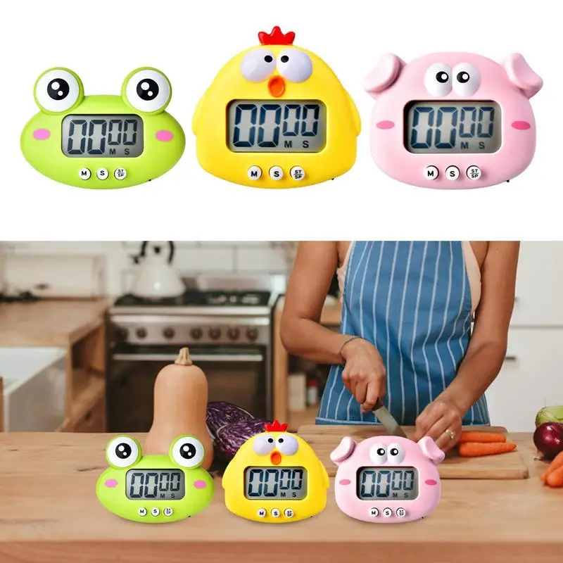 

Digital Kitchen Timer Magnetic Countdown Countup Timer Visual Timers Loud Alarm Large Display Timer for Home kitchen tool